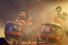 Kung Fu groep drum